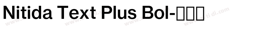 Nitida Text Plus Bol字体转换 Nitida Text Plus Bol字体转换